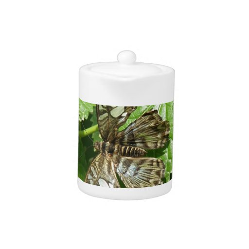 Butterfly on Leaf Teapot