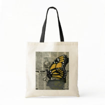Butterfly on my Newspaper Bags