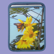 Butterfly on Sunflowers iPad Sleeve ipad sleeves