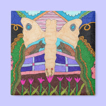 Butterfly--On the Farm magnets