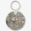 Butterfly on the Rocks keychains