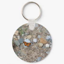 Butterfly on the Rocks keychains