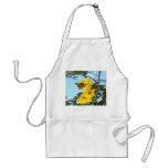 Butterfly on the sunflower apron Butterfly on the sunflower apron