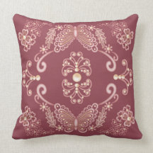 Butterfly Ornamentals Throw Pillow