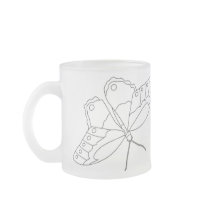 Butterfly Outline mugs