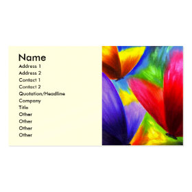 Butterfly Painting Art - Multi Double-Sided Standard Business Cards (Pack Of 100)