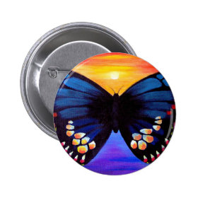 Butterfly Painting Art - Multi Button