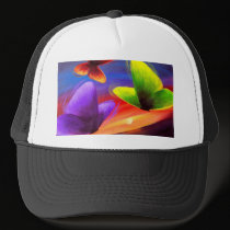 Butterfly Painting Art - Multi hats