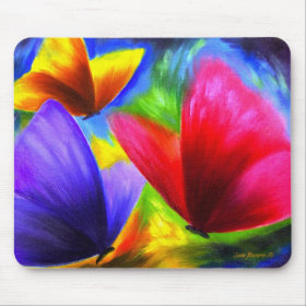 Butterfly Painting Art - Multi Mouse Pad