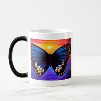 Butterfly Painting Art - Multi mug