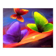 Butterfly Painting Art - Multi print