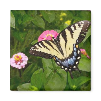Butterfly Painting Magnet magnet
