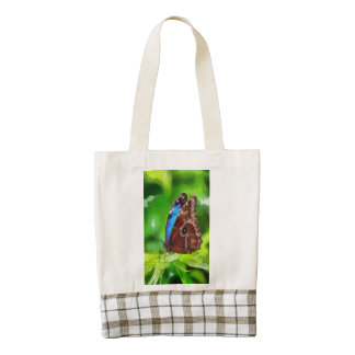 Butterfly painting zazzle HEART tote bag