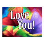 Butterfly Parade Love Colors Art - Multi Postcards
