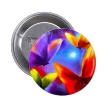 Butterfly Parade Painting Art - Multi buttons