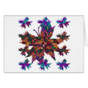 Butterfly Pattern Batik Card