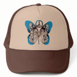BUTTERFLY & PEACE SIGN hats
