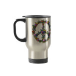 Butterfly Peace Symbol mugs