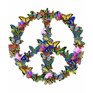 Butterfly Peace Symbol shirt
