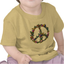 Butterfly Peace Symbol Tshirt