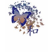 Butterfly ~ Peace t-shirts