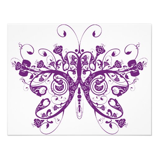 Butterfly Personalized Announcement