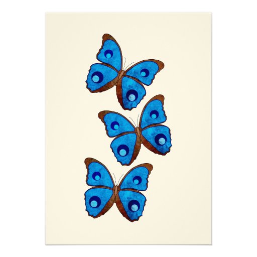 Butterfly Personalized Invitation