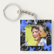 Butterfly Photo Keepsake key chains