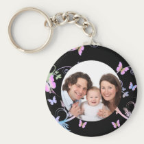 Butterfly/ Photo keychains