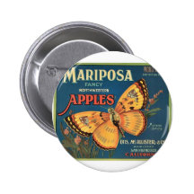 Butterfly Pinback Button