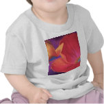 Butterfly Pink Poppy Art - Multi Tshirts