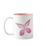 Butterfly Pink Ribbon Mugs