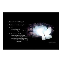 Butterfly Poem posters by LilyWing Butterfly Poem posters