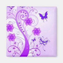 Butterfly Posies Fridge Magnets