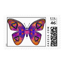 butterfly postage postage