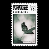 Butterfly Postage Black & White postage by 3131theory Butterfly Postage Black & White postage