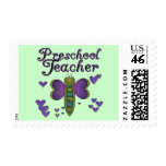 Butterfly Preschool Teacher Tshirts and Gifts Postage Stamps