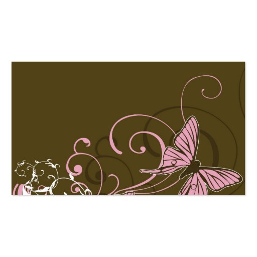 Butterfly Profile Card Business Card Template