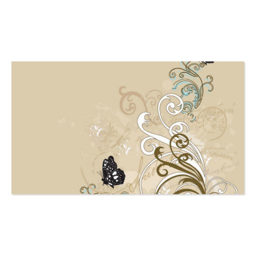 Butterfly Profile Card Business Card Template