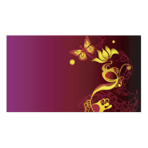 Butterfly Profile Card business cards by coconutpie Butterfly Profile Card business cards
