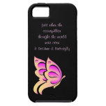 Butterfly Quote iphone 5 Case casemate cases