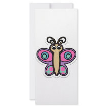 butterfly rack cards by WeddingWorks butterfly rack cards