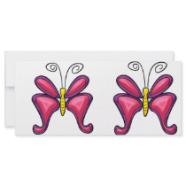 Butterfly rack cards
