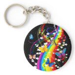 Butterfly Rainbow Key Chains