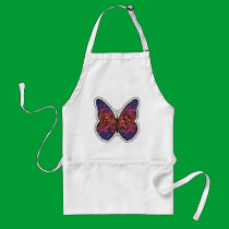 Butterfly Rainbow Ripple aprons by DonnaSK Butterfly Rainbow Ripple aprons