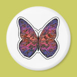 Butterfly Rainbow Ripple magnets