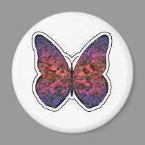 Butterfly Rainbow Ripple magnets