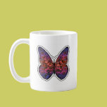 Butterfly Rainbow Ripple mugs