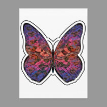 Butterfly Rainbow Ripple postcards
