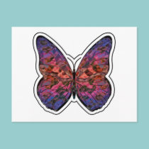 Butterfly Rainbow Ripple postcards